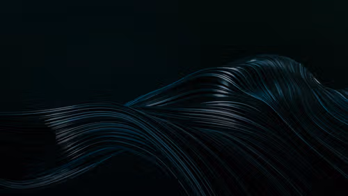 a black background with wavy lines