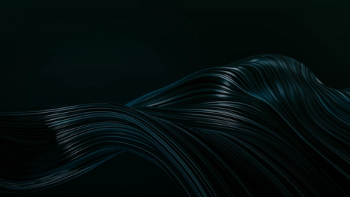 a black background with wavy lines