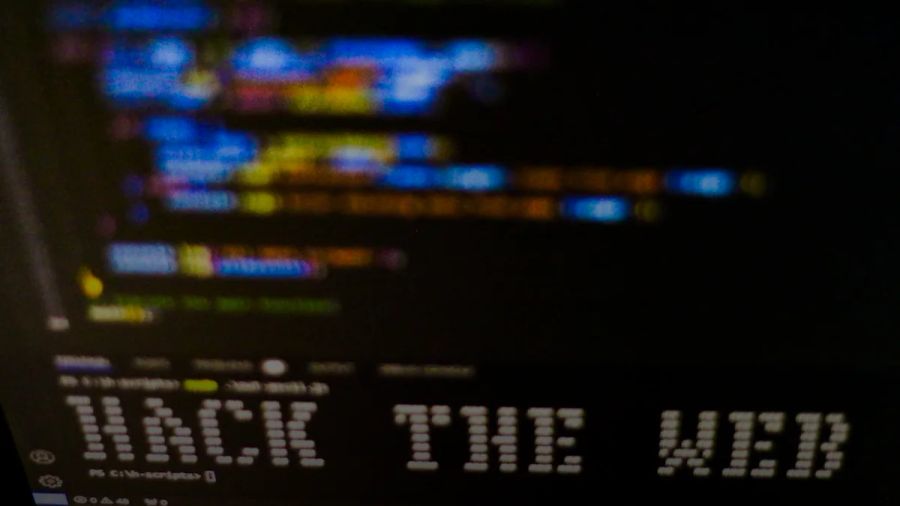 A computer screen with the words back the web on it