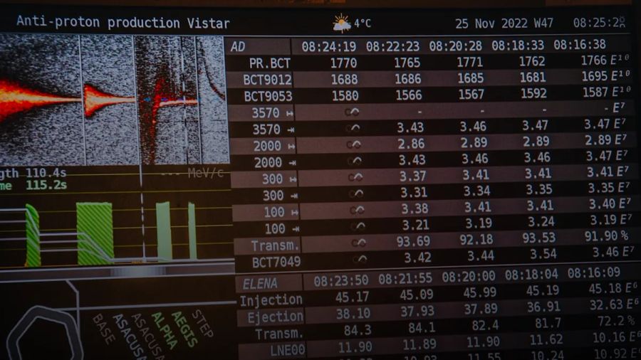 a computer screen with a bunch of data on it