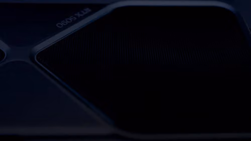A close-up of an rtx 3090 graphics card