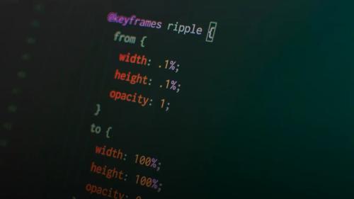 closeup photo of computer code screengrab