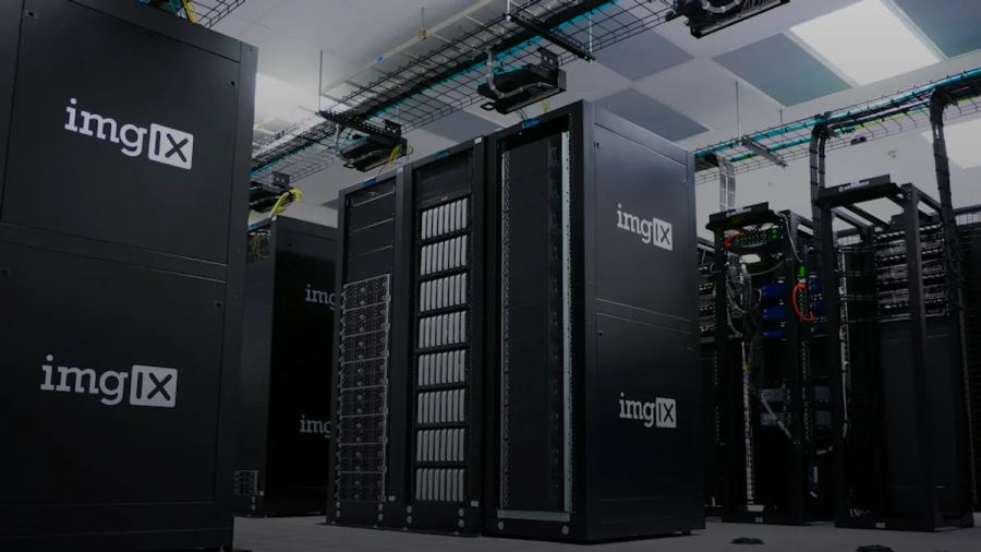 img IX mining rig inside white and gray room