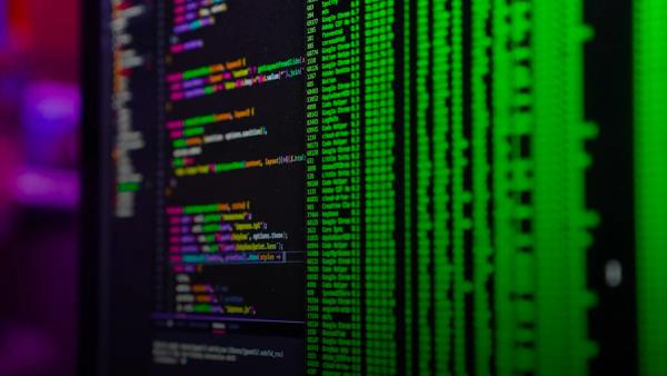 hacker terminal screen hex code disassembler — illustration for article on REA: Reverse Engineer Anything With