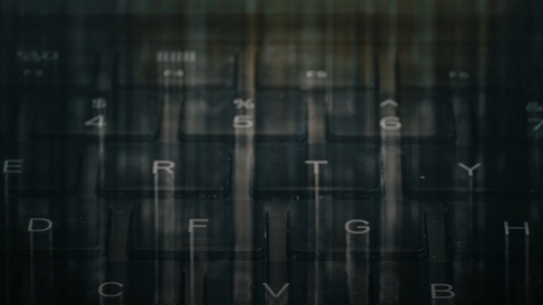 A close up of an old fashioned typewriter