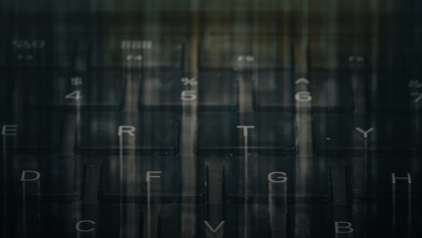 A close up of an old fashioned typewriter