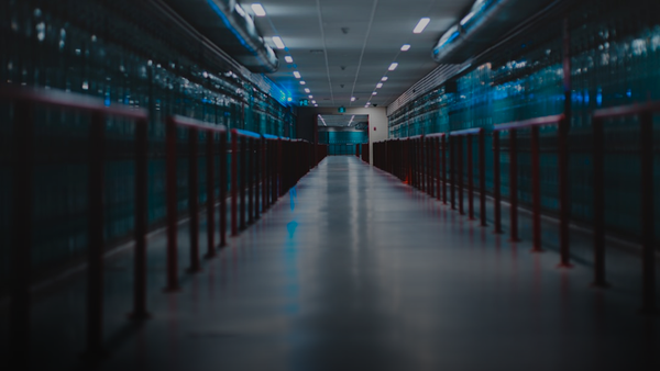 empty lighted hallway
