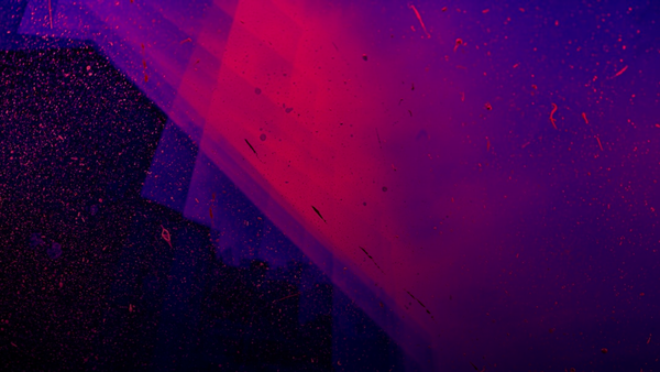 neon pink and purple light particles