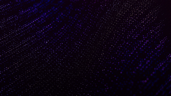 Abstract pattern of small lights on dark background
