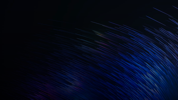 a very long exposure of a star trail