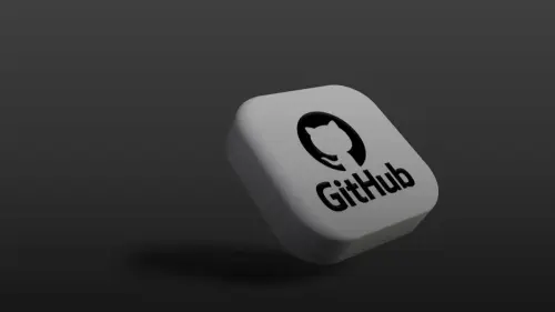 a white dice with a black github logo on it