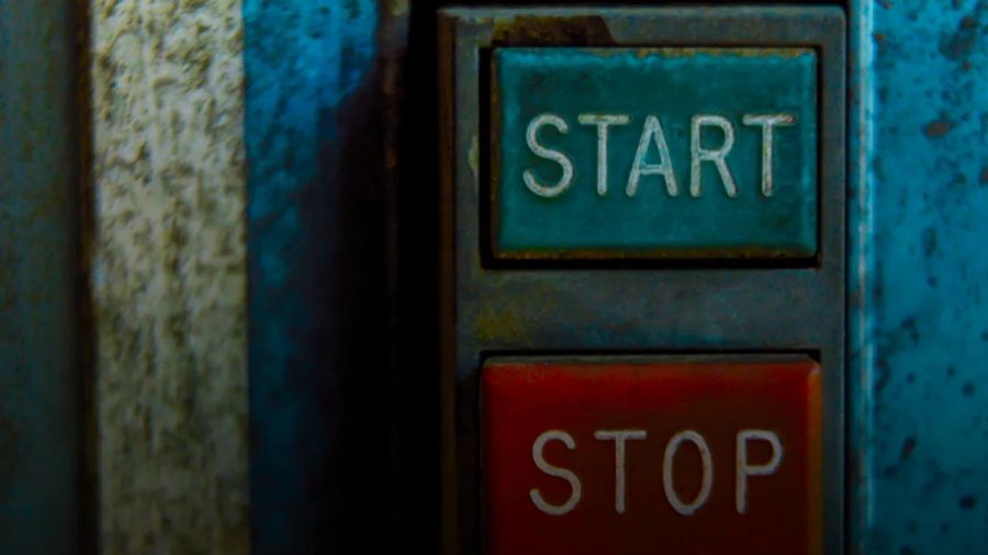start and stop buttons