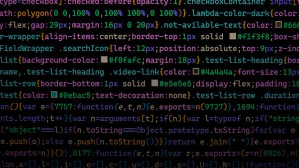 a computer screen with a lot of text on it