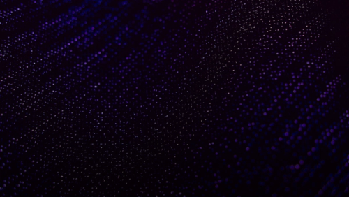 Abstract pattern of small lights on dark background