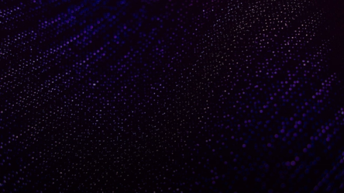 Abstract pattern of small lights on dark background