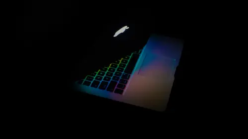 MacBook slightly close with turned on screen