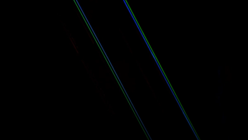 a blue line with green lines