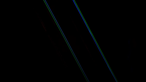 a blue line with green lines