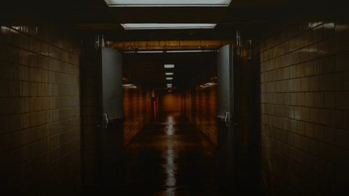 brown empty hallway