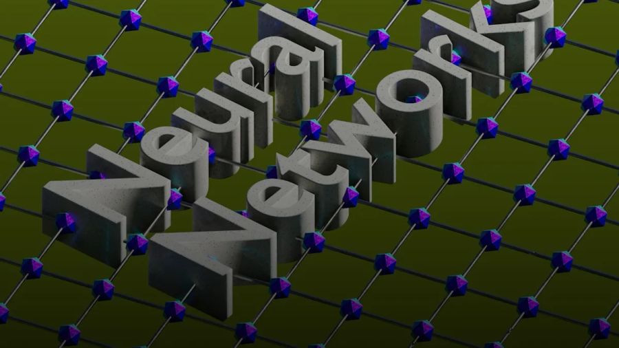 A computer generated image of a number of letters