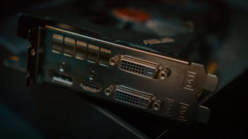 nvidia rtx graphics card gpu closeup — illustration for article on Local LLM vs Claude for